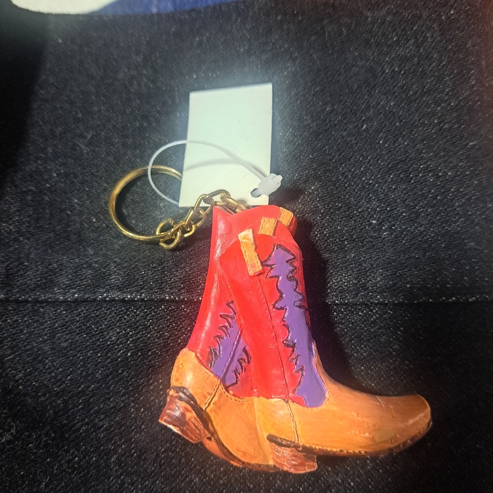 Russ Colorful Cowboy Boot Keychain - Picture 3 of 4